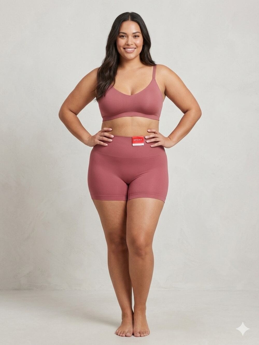 New women’s spanx ecocare seamless shaping boy shorts sz 1X